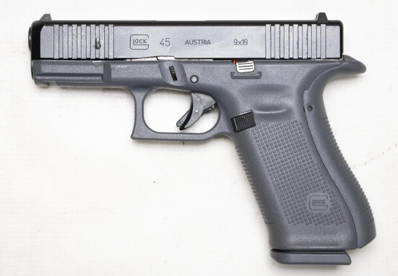 GLOCK 45 9mm Police Trade-In Semi-Auto Pistol with Grey F